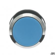 ABB MP2-30L Drucktaster, blau, flach-verrastend, Frontring, Metall verchromt nicht beleuchtbar