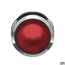 ABB MP2-31R Leuchtdrucktaster, rot, flach-verrastend, Frontring, Metall verchromt beleuchtbar
