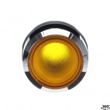 ABB MP2-31Y Leuchtdrucktaster, gelb, flach-verrastend, Frontring, Metall verchromt beleuchtbar