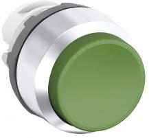 ABB MP3-20G Drucktaster, grün, hoch-tastend, Frontring, Kunststoff verchromt nicht beleuchtbar