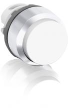 ABB MP3-20W Drucktaster, weiss, hoch-tastend, Frontring, Kunststoff verchromt nicht beleuchtbar