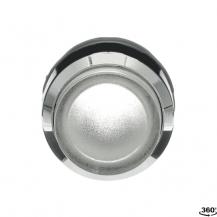 ABB MP3-31C Leuchtdrucktaster, farblos, hoch-tastend, Frontring, Metall verchromt beleuchtbar