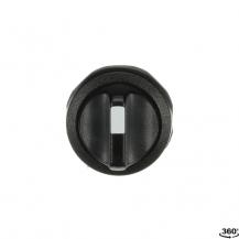 ABB M2SS1-10B Wahlschalter B-C, schwarz, 2 Stellungen, kurzer Drehgriff rastend, Frontring Kunststoff schwarz, nicht beleuchtbar