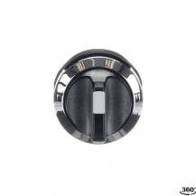 ABB M2SS1-30B Wahlschalter B-C, schwarz, 2 Stellungen, kurzer Drehgriff rastend, Frontring Metall verchromt, nicht beleuchtbar