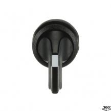 ABB M3SS4-10B Wahlschalter, schwarz, 3 Stellungen, langer Drehgriff rastend, Frontring Kunststoff schwarz, nicht beleuchtbar