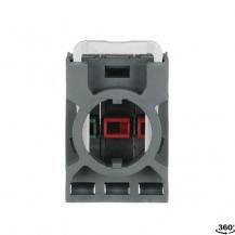 ABB MCBH-12 Kontaktblock 1 Schließer + 2 Öffner mit Halter, für nicht beleuchtbare Bedienelemente, CombiLine-Modular 2.Generation
