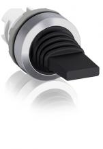 ABB MTS1-20B Kipphebelschalter Bedienelement, 2 Positionen, rastend, Hebel schwarz Frontring Kunststoff verchromt
