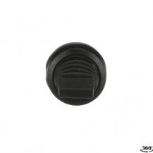ABB MTS2-10B Kipphebelschalter Bedienelement, 3 Positionen, tastend, Hebel schwarz Rückstellung Von A nach B und C nach B, Frontring Kunststoff schwarz
