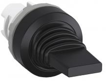 ABB MTS3-10B Kipphebelschalter Bedienelement, 3 Positionen, rastend, Hebel schwarz Frontring Kunststoff schwarz