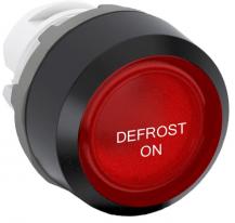 ABB MP1-7050 Drucktaster beschriftet, Kunststoff, Text: DEFROST ON Kunststoff, Text: DEFROST ON