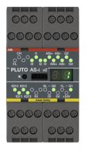 ABB Pluto AS-i v2 Sicherheits-SPS 4 Eingänge, 4 Ein-/Ausgangsklemmen 4 Sicherheitsausgänge