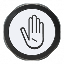 ABB MP9-1220 MP2-10W-L Drucktaster HAND, Symbol Code E2300457