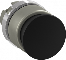ABB P9MEM3NN Pilztaster 28mm schwarz Metall, tastend, nicht beleuchtbar Taster-Vorsatz, Kontakthalter und Kontermutter
