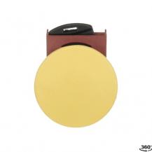 ABB P9MEM4GN Pilztaster 40mm gelb Metall, tastend, nicht beleuchtbar Taster-Vorsatz, Kontakthalter und Kontermutter