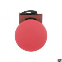 ABB P9MET4RN1 Pilztaster 40mm rot, Metall, verrastend, Zugentriegelung Taster-Vorsatz, nicht beleuchtbar Kontakthalter und Kontermutter
