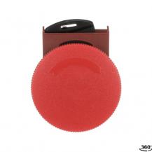 ABB P9MER4RN Pilztaster 40mm rot, Metall, verrastend, Drehentriegelung Taster-Vorsatz, nicht beleuchtbar Kontakthalter und Kontermutter