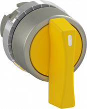 ABB P9MSVD0G Wahlschalter 2 Positionen, gelb, langer Griff, Metall-Reihe