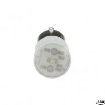 ABB BA9S24LEDB LED-Lampe weiß 24V AC/DC BA9s, für Lampenblöcke P9PDNxx + P9PDTxx Modular Metall Reihe