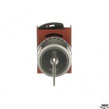 ABB P9MSCZ5H01 Schlüsselschalter 3 Positionen, Metall, 3 Positionen: -45˚/ 0˚ / 45˚, key 01 Rückz. 45˚ -> 0˚, abziehbar -45˚ & 0˚, Kontakthalter und Kontermutter
