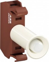 ABB P9PLNVNV LED-Block grün 230V AC, Modular Metall Reihe