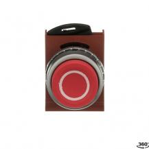 ABB P9MPNRS029 Drucktaster rot hoch "O", Metall-Reihe