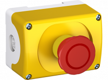 ABB MEPY1-1035 Gehäuse gelb NOT-HALT 40mm 2 Öffner, Zugentriegelung, Baureihe Modular