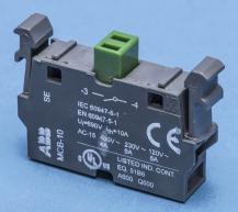 ABB MCB-10 Kontaktblock 1 Schließer ohne Halter, für Fronteinbau CombiLine-Modular, 2. Generation