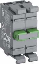ABB MCB-20G Doppelkontaktblock vergoldet, 2 Schließer