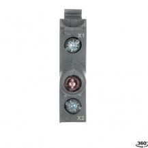 ABB MLBL-01BR Leuchtelement mit fest integrierter LED, rot, 24VACDC