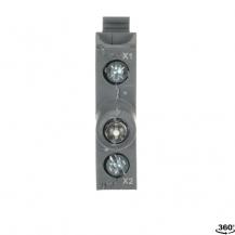 ABB MLBL-04BW Leuchtelement mit fest integrierter LED, weiss, 110-130VAC