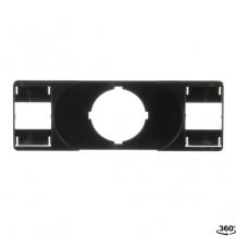 ABB MA1-8139 Schildtraeger fuer Doppeltaster, ohne Einsätze, passend für Größe 27x15