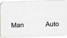 ABB MA6-1085 Texteinlage "Man" / "Auto", für Schalter mit 3 Schaltstellungen