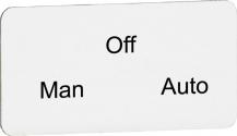 ABB MA6-1086 Texteinlage "Man"/"Off"/"Auto", für Schalter mit 3 Schaltstellungen