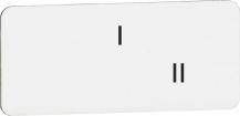 ABB MA6-1171 Texteinlage "I" / "II", für Schalter mit 2 Schaltstellungen