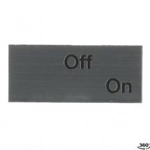 ABB MA6-1173 Texteinlage "Off" / "On", für Schalter mit 2 Schaltstellungen