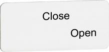 ABB MA6-1177 Texteinlage "Close" / "Open", für Schalter mit 2 Schaltstellungen