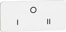 ABB MA6-1192 Texteinlage "I" / "0" / "II", für Schalter mit 3 Schaltstellungen