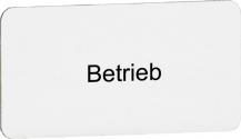 ABB MA8-1054 Beschriftungsschild "Betrieb", Kunststoff alufarben CombiLine Modular und -Compact