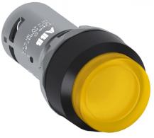 ABB CP3-13Y-10 Leuchtdrucktaster gelb, 1 Schließer gelb hoch tastend LED 230V AC/DC