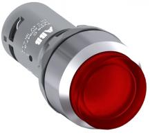 ABB CP3-31R-10 Drucktaster, rot mit Metallring