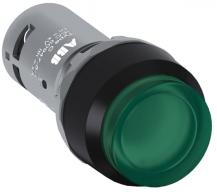 ABB CP4-13G-10 Leuchtdrucktaster, 1 Schließer grün hoch rastend LED 24V AC/DC