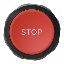 ABB CP9-1018 Drucktaster,rot,Stop, 1 Schließer + 1 Öffner