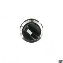 ABB C2SS2-30B-20 Wahlschalter, schwarz, 2 Positionen, chrom, 2 Schließer