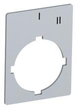 ABB Rectangular legend plate 29,6x39 mm alum SK615550-76 Beschriftungsschild, für Wahlschalter 2 Stellungen