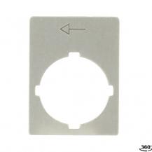 ABB Accessories Textschild "<--" (Pfeil nach links), für Schalter mit 1 Schaltstellung