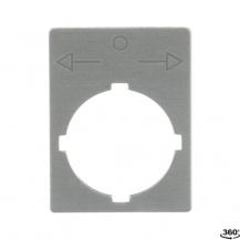 ABB Accessories Textschild "<-" / "0" / "->", für Schalter mit 3 Schaltstellungen
