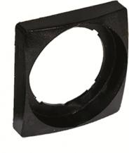 ABB Square Bezel Accessories Frontring quadratisch schwarz, Kunststoff