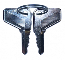 ABB P9ACC01 Ersatzschlüssel mit Schlüssel-, code 01, Metall Reihe, 1 Set=2 Stück
