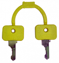 ABB P9ACC33 Ersatzschlüssel mit Schlüssel-, code 33, Metall Reihe, 1 Set=2 Stück