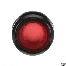 ABB MP9-1244 Leuchtdrucktaster rot "AUS", flach, tastend, Frontring:, Kunststoff schwarz beleuchtbar